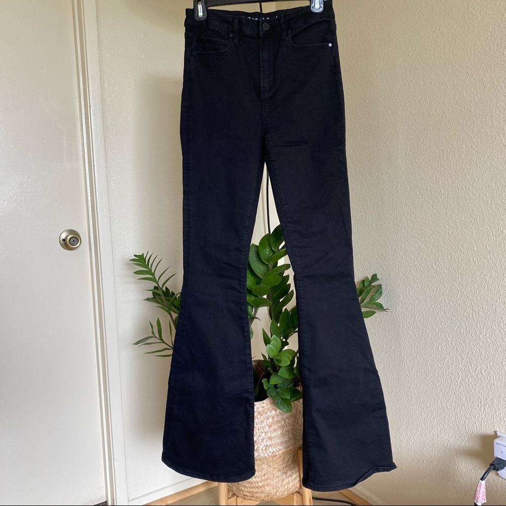 Articles of society black high rise flares